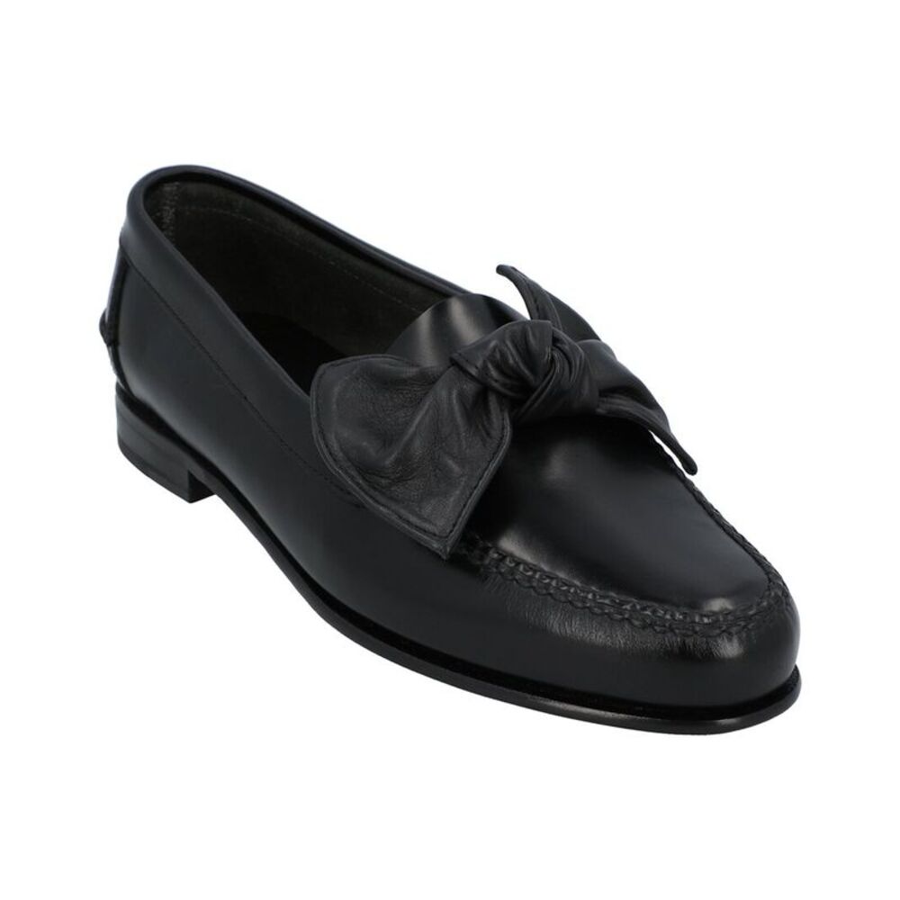 Hereu Corbati Leather Loafer, Black